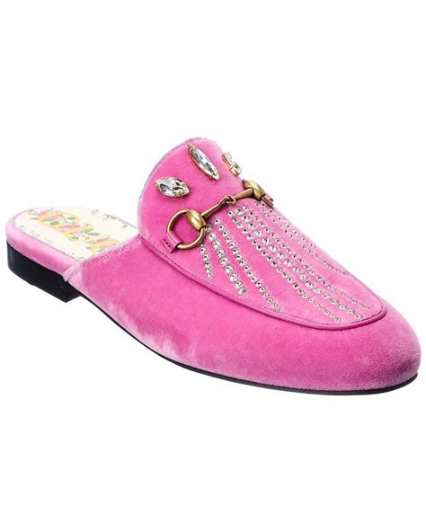 gucci baby pink princetown|gucci princetown slipper fur.